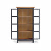 Sunrise Accent Cabinet – 2 Doors with Glass | Rustic Elegance